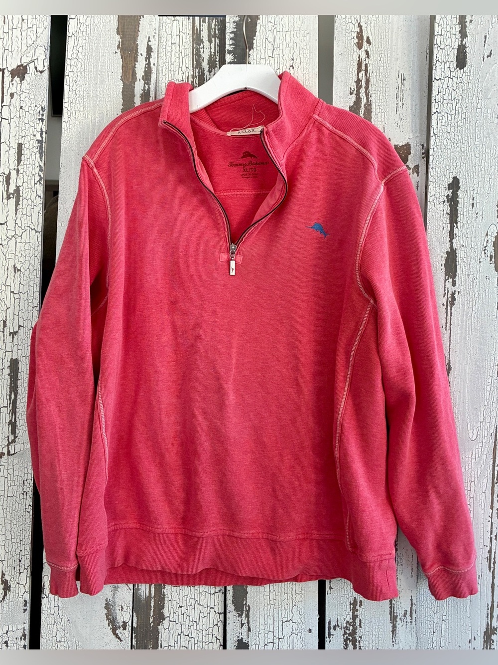 Tommy Bahama Relax Men's Coral Sweatshirt - Size XL (EUC)